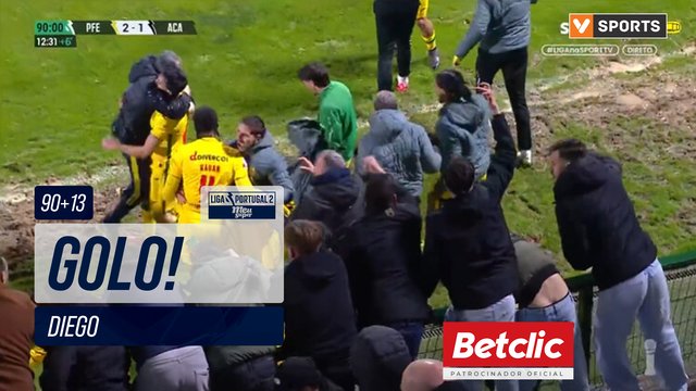 GOLO! FC P.Ferreira, Diego aos 90'+13', FC P.Ferreira 2-1 Académico