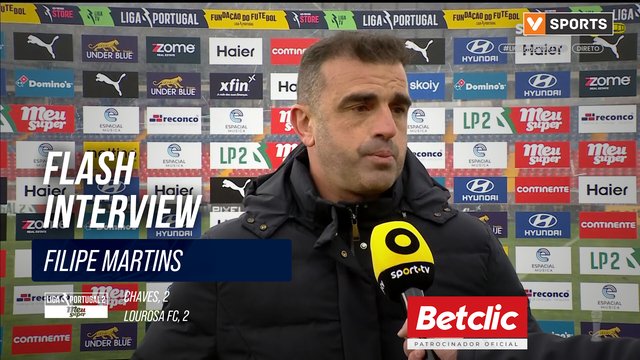 Flash Interview Filipe Martins (Chaves)