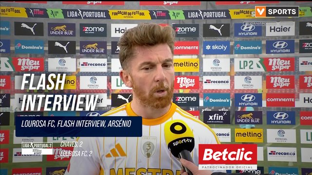 Lourosa FC, Flash Interview, Arsénio