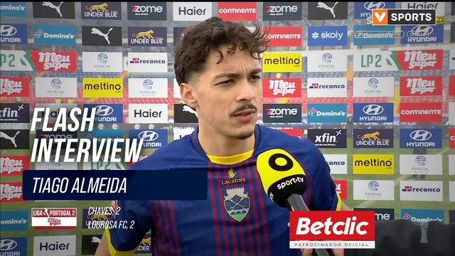 Chaves, Flash Interview, Tiago Almeida