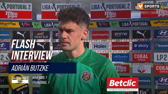 Flash Interview Adrián Butzke (Marítimo)