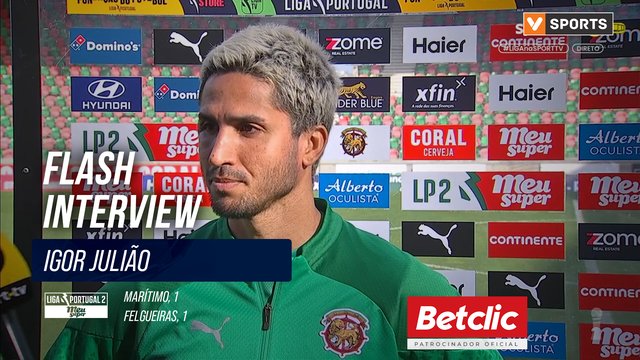 Flash Interview Igor Julião (Marítimo)