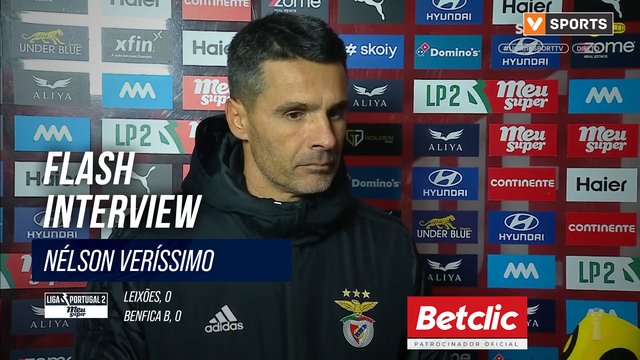 Flash Interview Nélson Veríssimo (Benfica B)