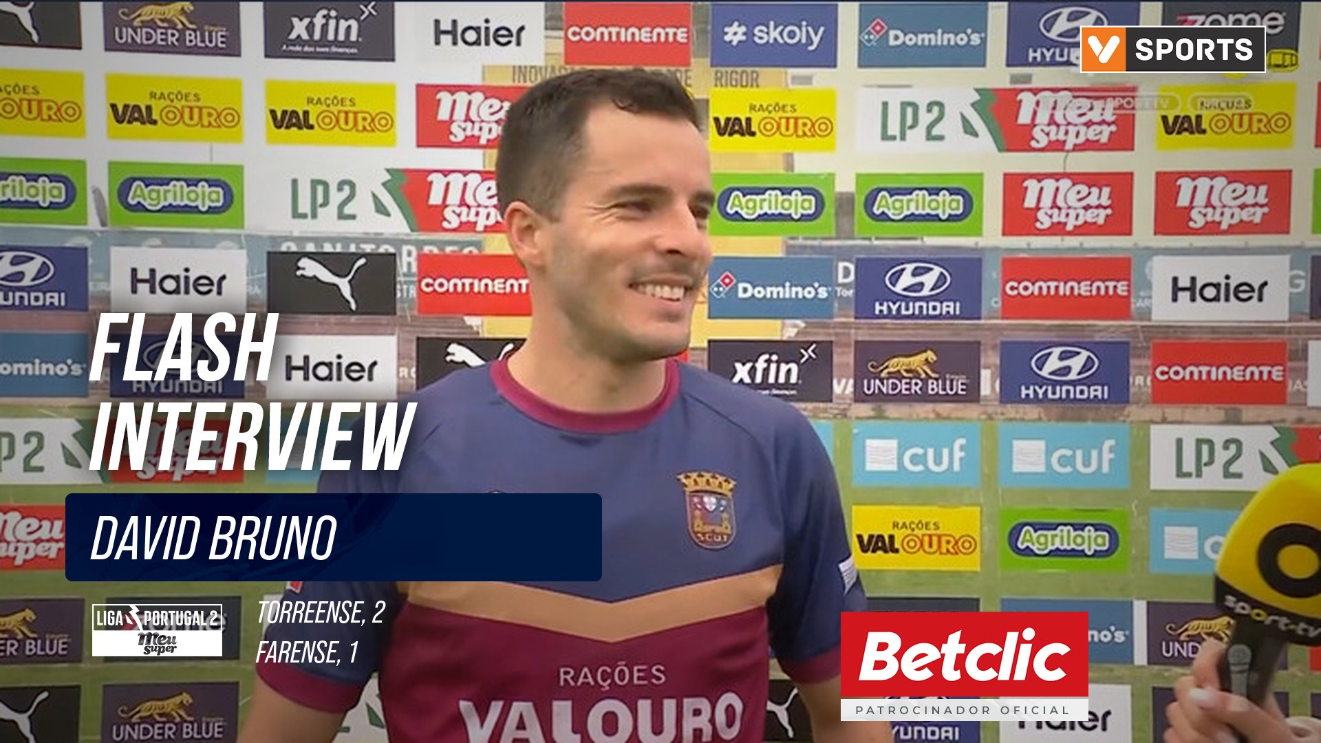 Torreense, Flash Interview, David Bruno