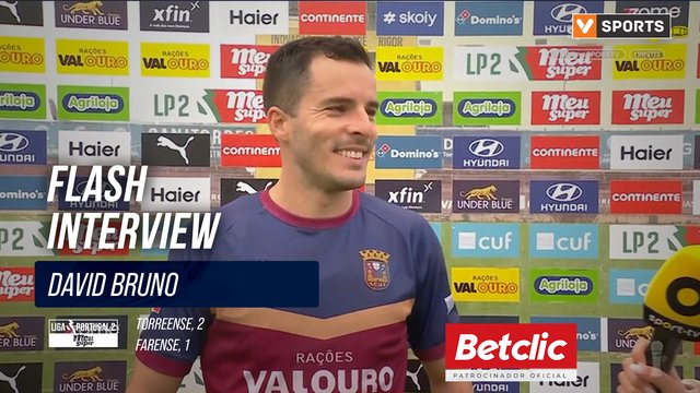 Torreense, Flash Interview, David Bruno