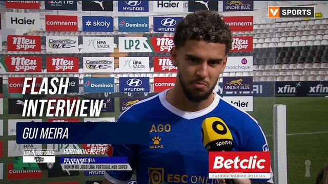Feirense, Flash Interview, Gui Meira