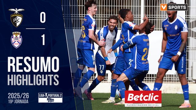 Liga Meu Super (19ª Jornada): Resumo Portimonense 0-1 CD Feirense