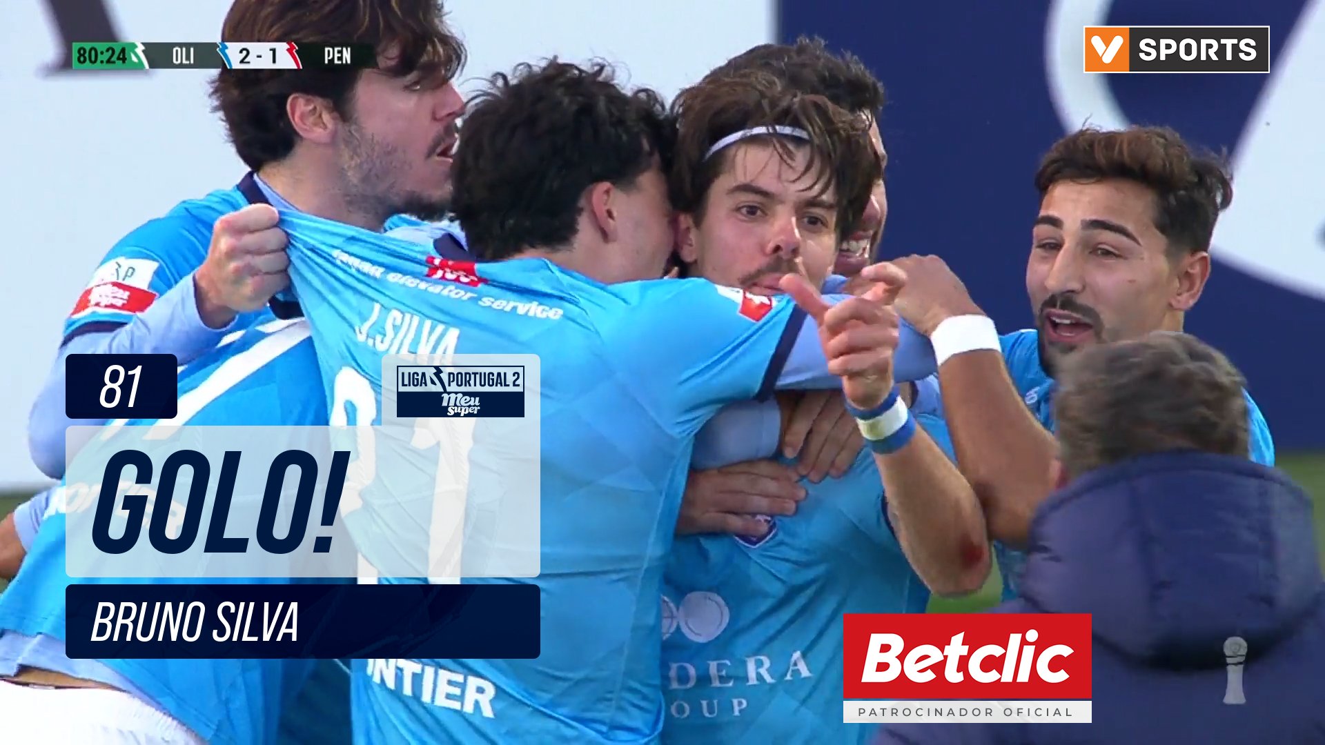GOLO! Oliveirense, Bruno Silva aos 81', Oliveirens...