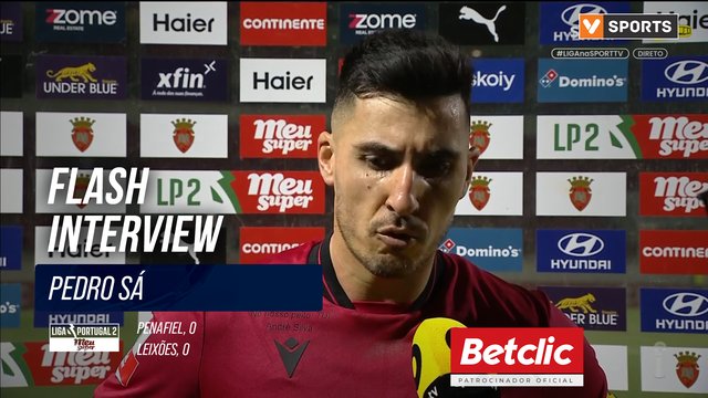 Penafiel, Flash Interview, Pedro Sá
