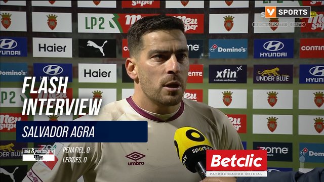 Leixões, Flash Interview, Salvador Agra