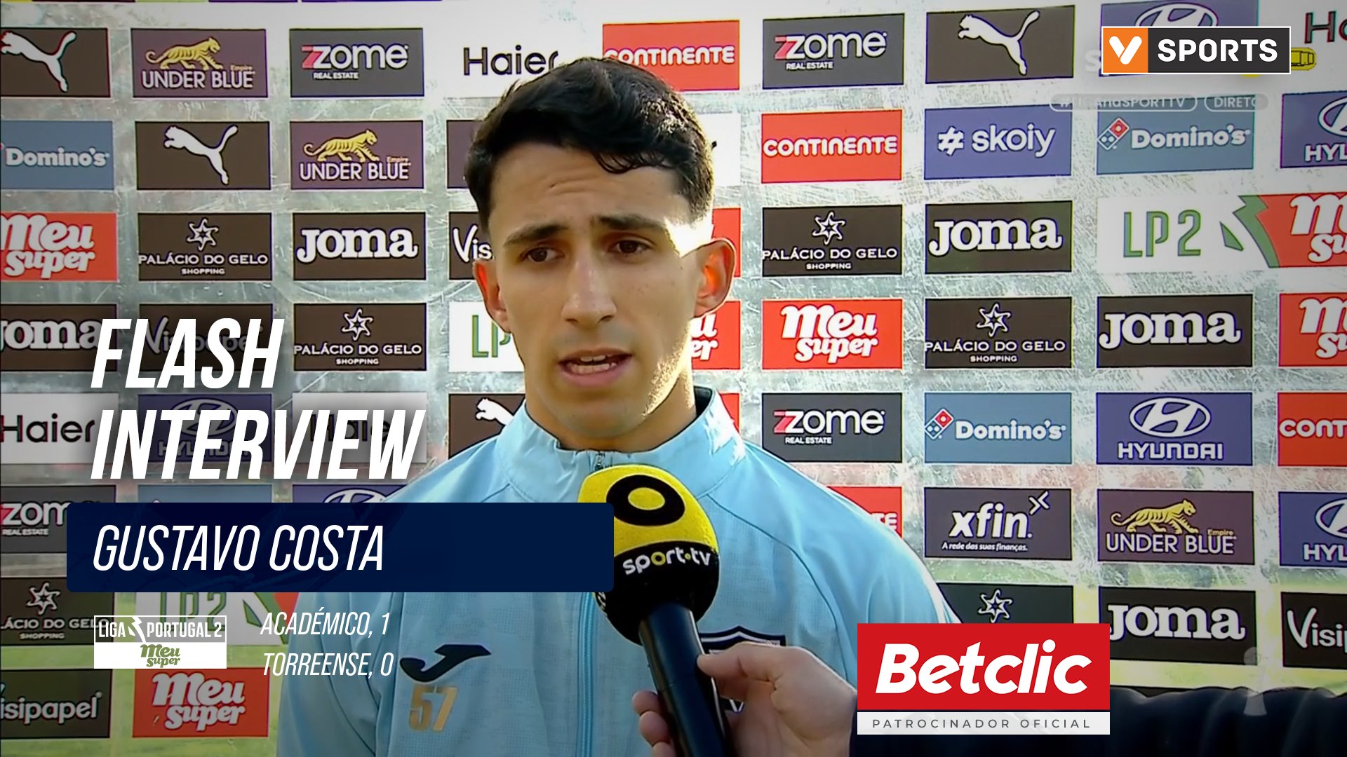 Académico, Flash Interview, Gustavo Costa