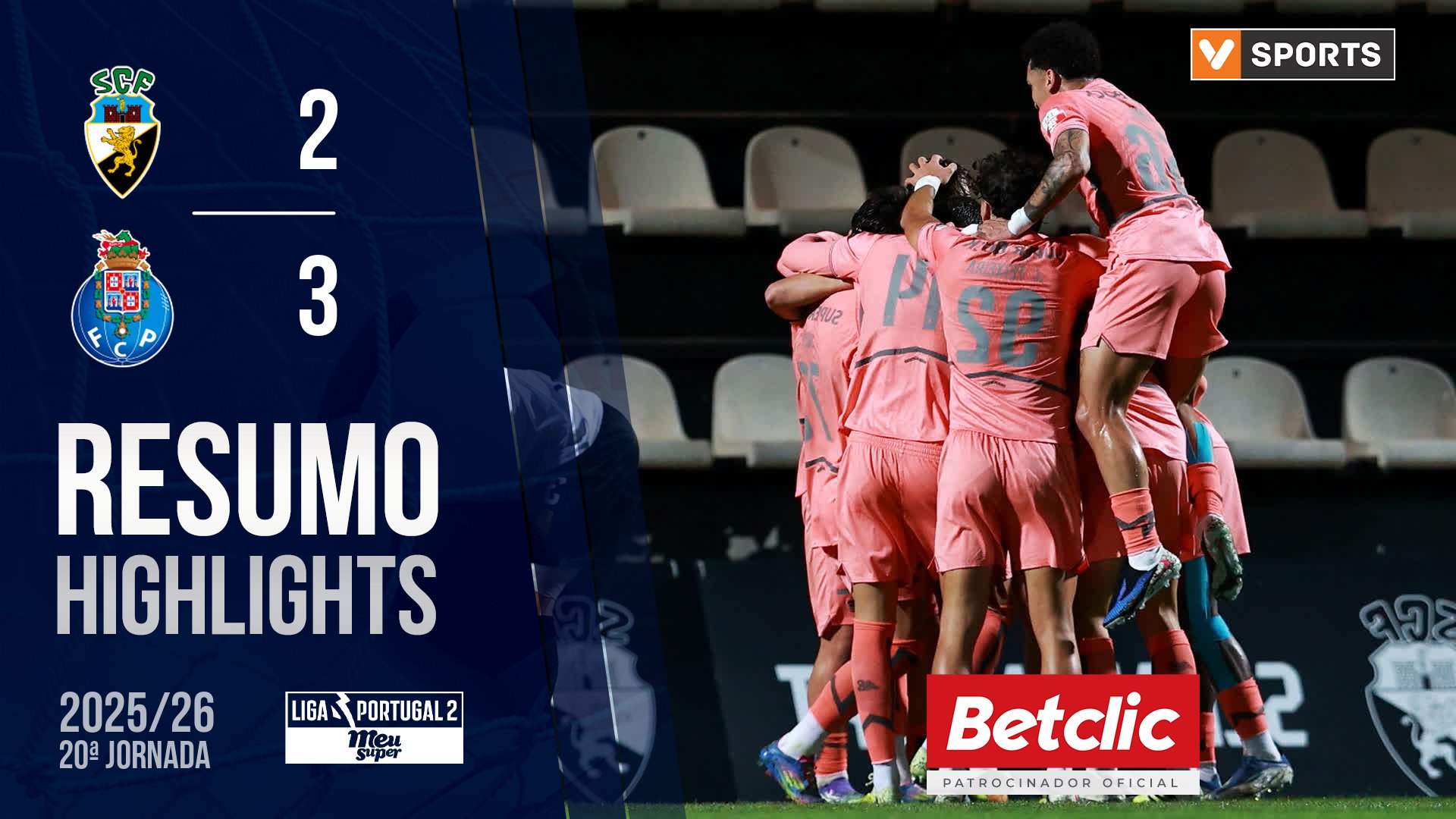 Liga Meu Super (20ª Jornada): Resumo Farense 2-3 FC Porto B