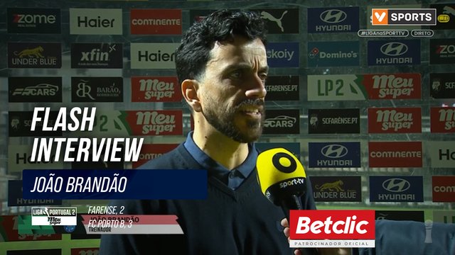 Flash Interview João Brandão (FC Porto B)