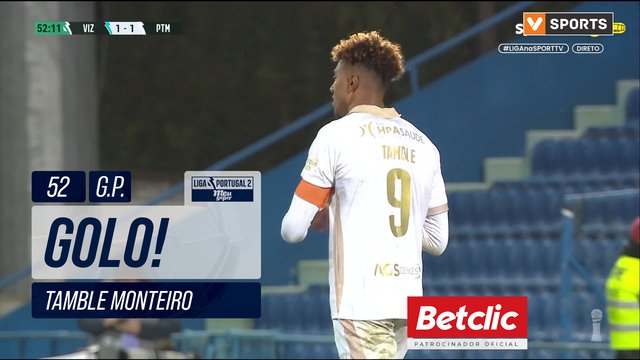 GOLO! Portimonense, Tamble Monteiro aos 52', Vizela 1-1 Portimonense