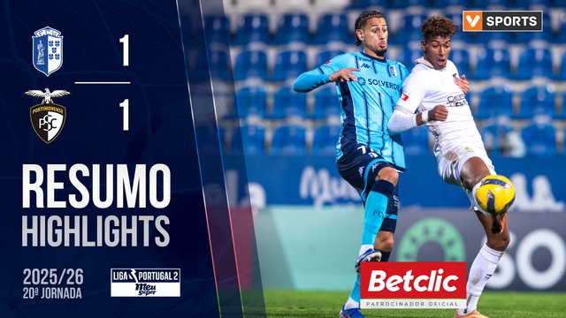 Liga Meu Super (20ª Jornada): Resumo Vizela 1-1 Portimonense