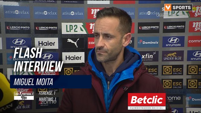 Flash Interview Miguel Moita (Marítimo)