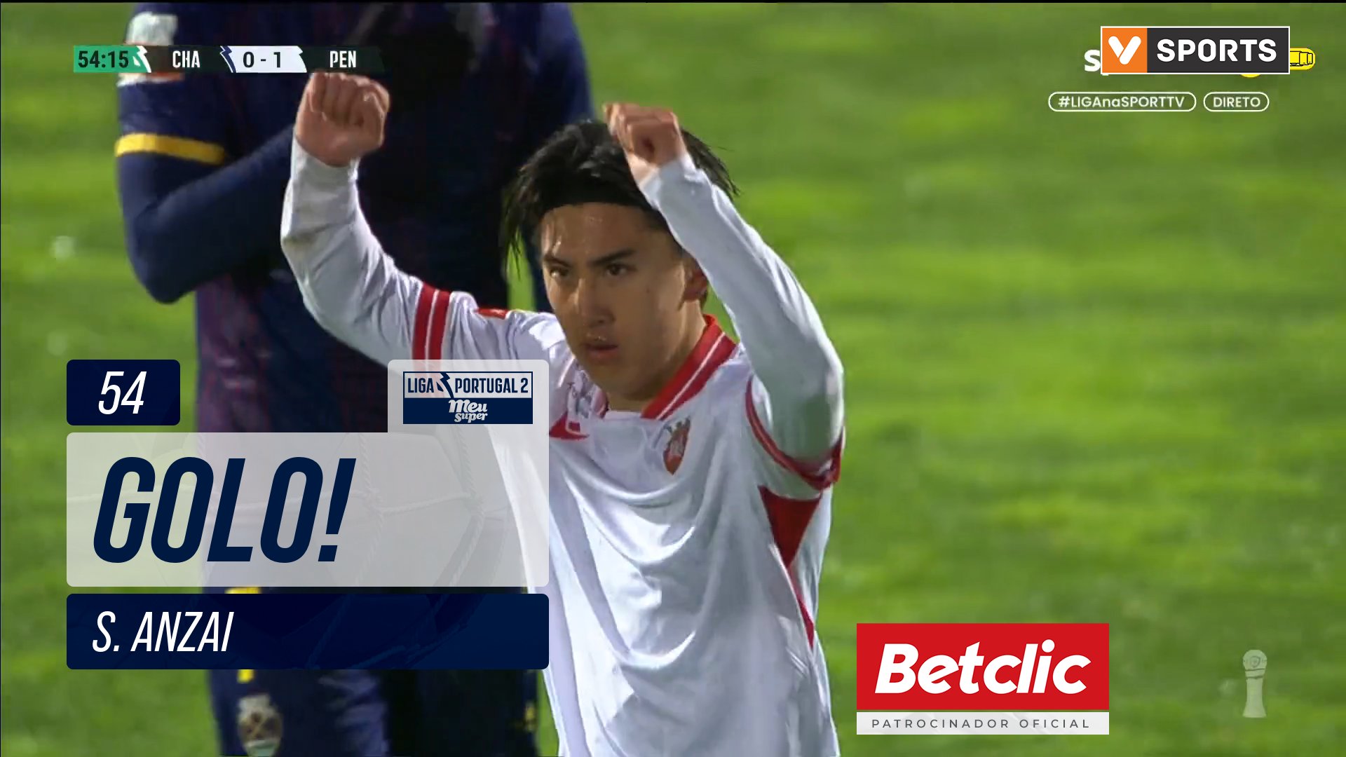 GOLO! Penafiel, S. Anzai aos 54', Chaves 0-1 Penafiel