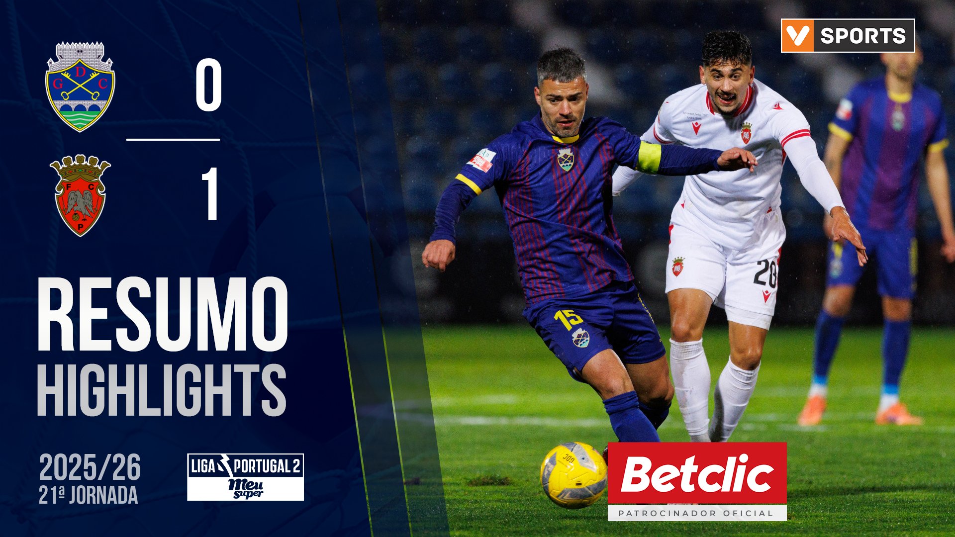 Liga Meu Super (21ª Jornada): Resumo Chaves 0-1 Penafiel