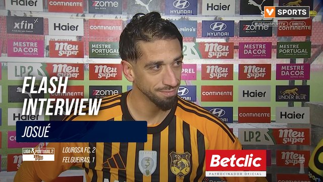 Lourosa FC, Flash Interview, Josué