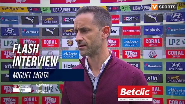 Flash Interview Miguel Moita (Marítimo)
