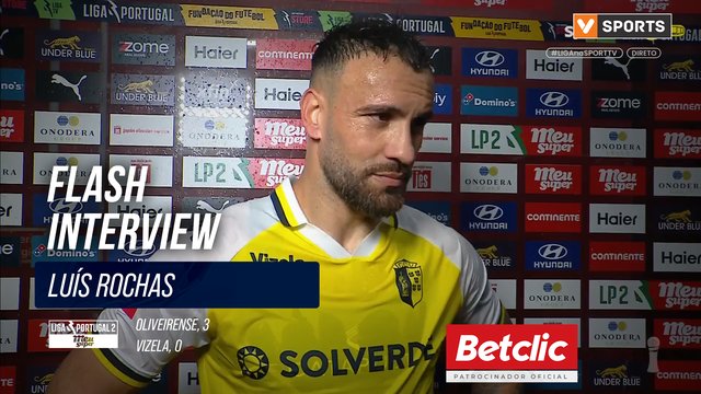 Flash Interview Luís Rochas (Vizela)