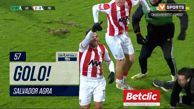GOLO! Leixões, Salvador Agra aos 57', Leixões 2-0 Feirense