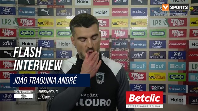 Flash Interview João Traquina André (Torreense)