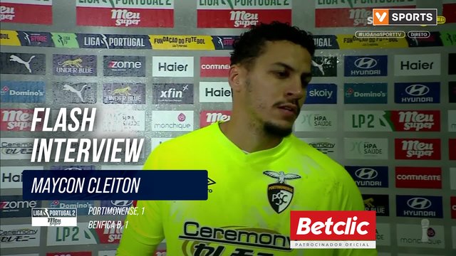 Portimonense, Flash Interview, Maycon Cleiton