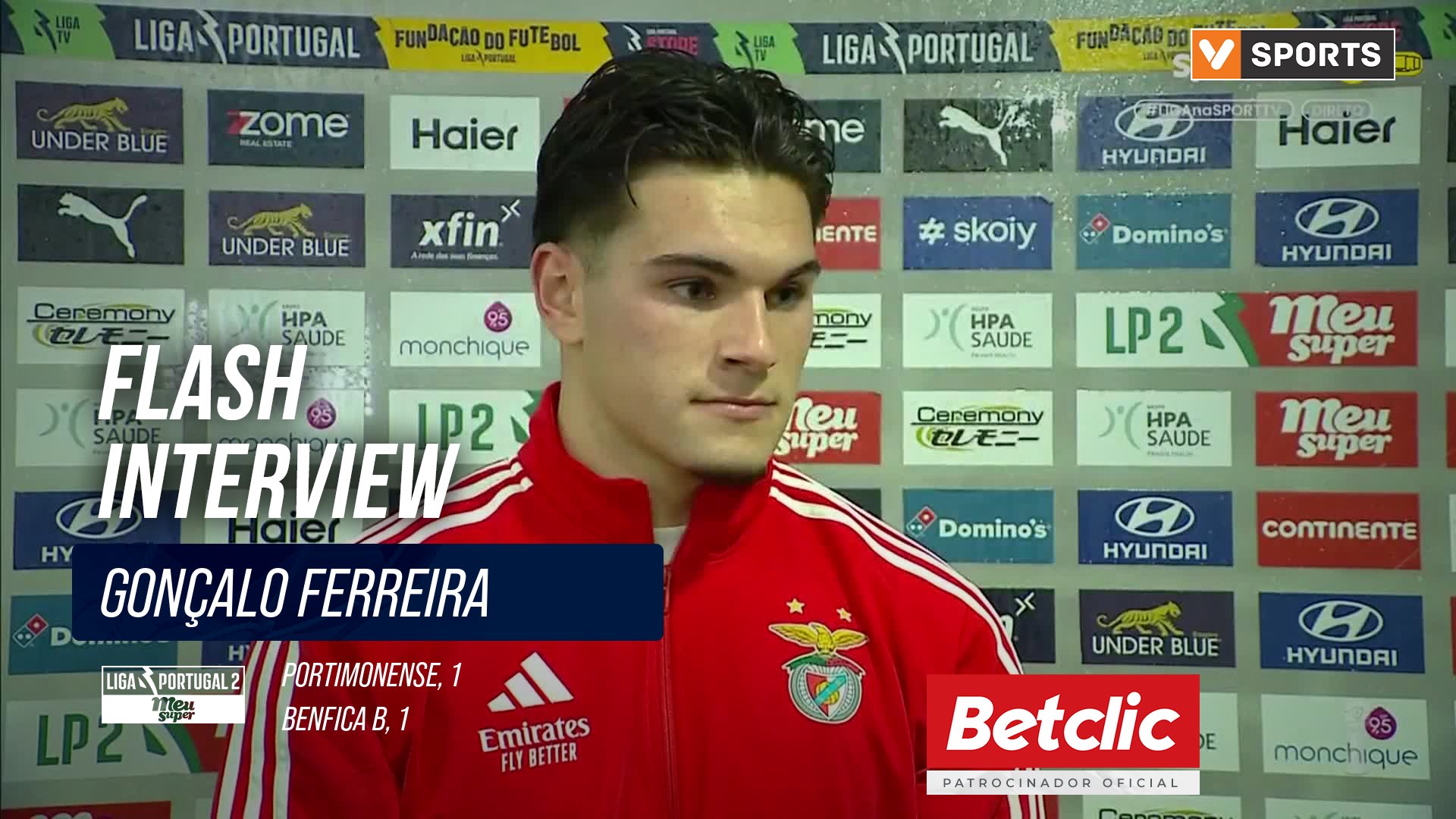 Flash Interview Gonçalo Ferreira (Benfica B)