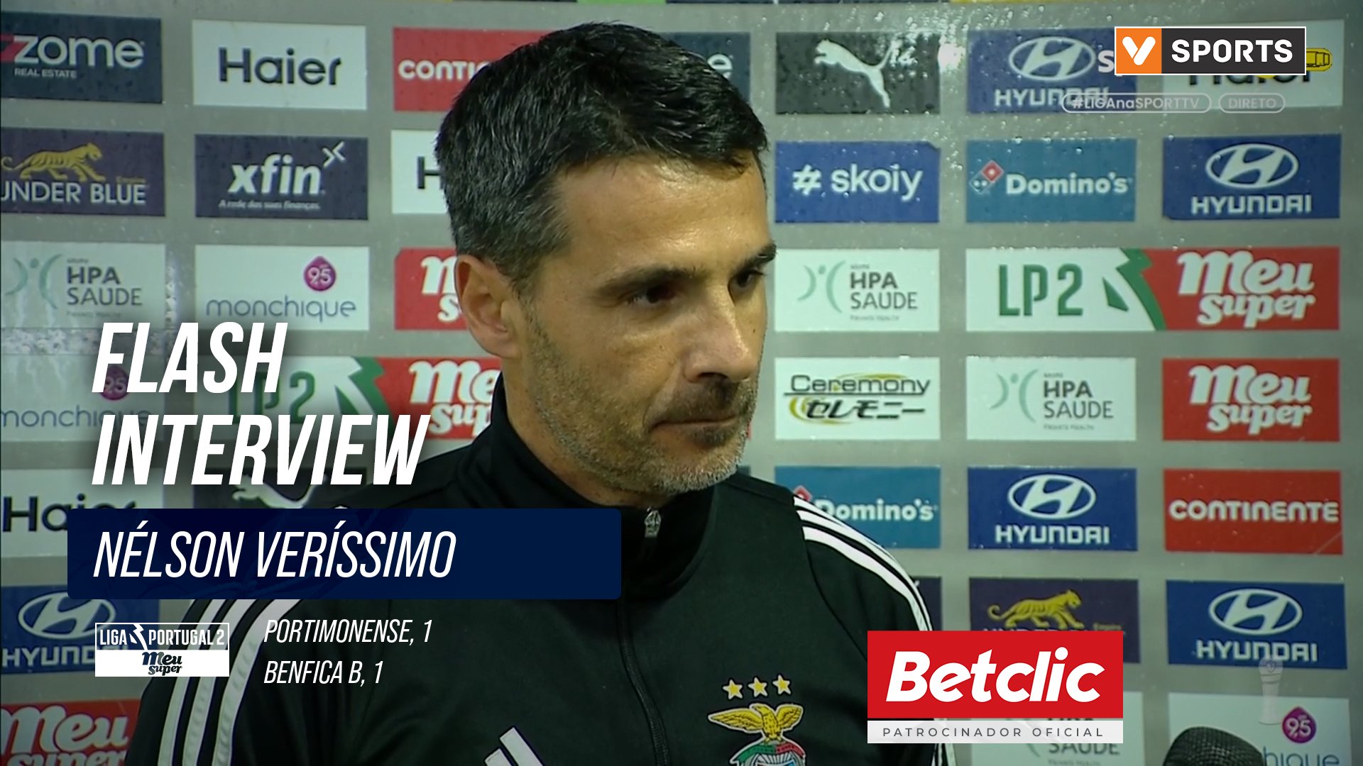 Flash Interview Nélson Veríssimo (Benfica B)