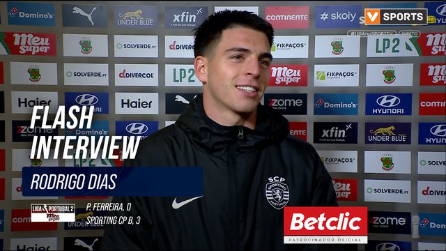 Flash Interview Rodrigo Dias (Sporting CP B)