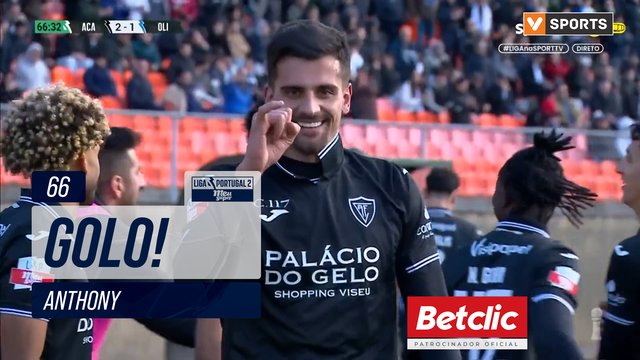 GOLO! Académico, Anthony aos 66', Académico 2-1 Oliveirense
