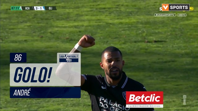 GOLO! Académico, André aos 86', Académico 3-1 Oliveirense