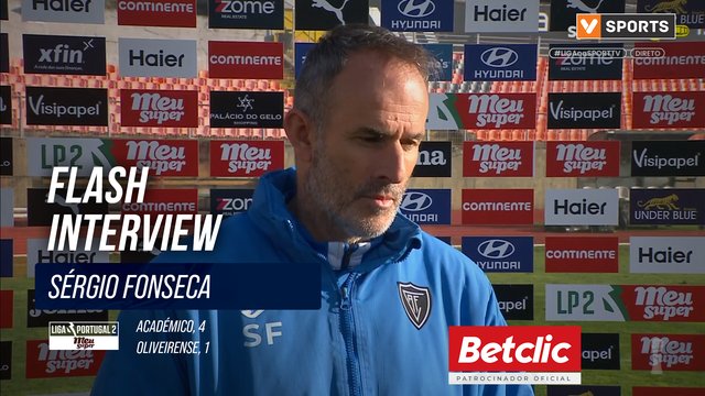 Flash Interview Sérgio Fonseca (Académico)