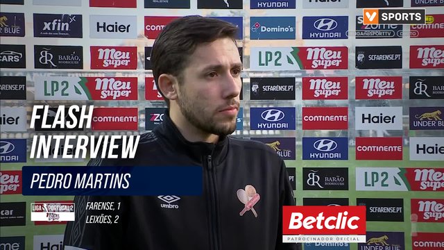 Flash Interview Pedro Martins (Leixões)