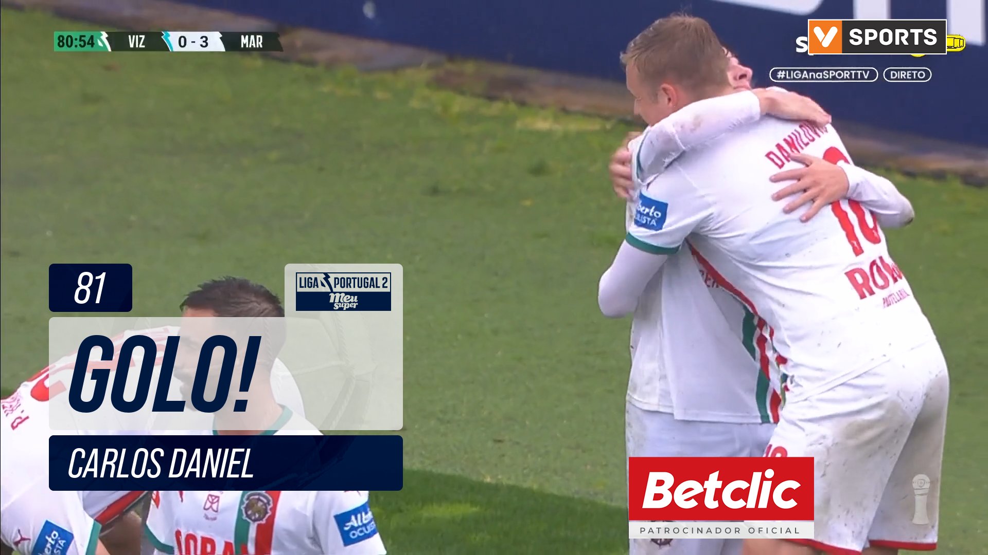 GOLO! Marítimo, Carlos Daniel aos 81', Vizela 0-3...
