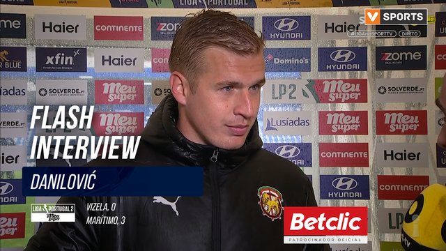 Flash Interview Danilović (Marítimo)