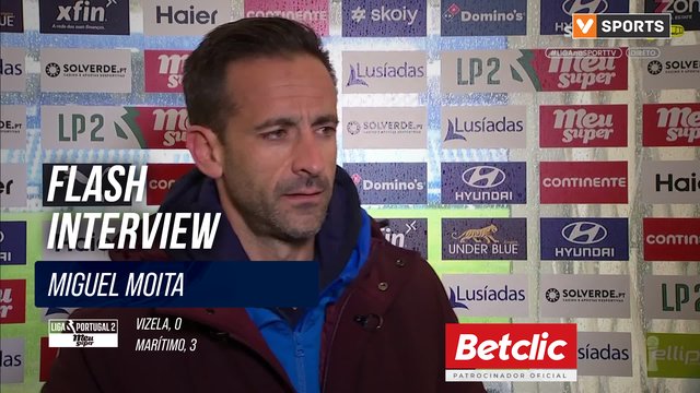Flash Interview Miguel Moita (Marítimo)