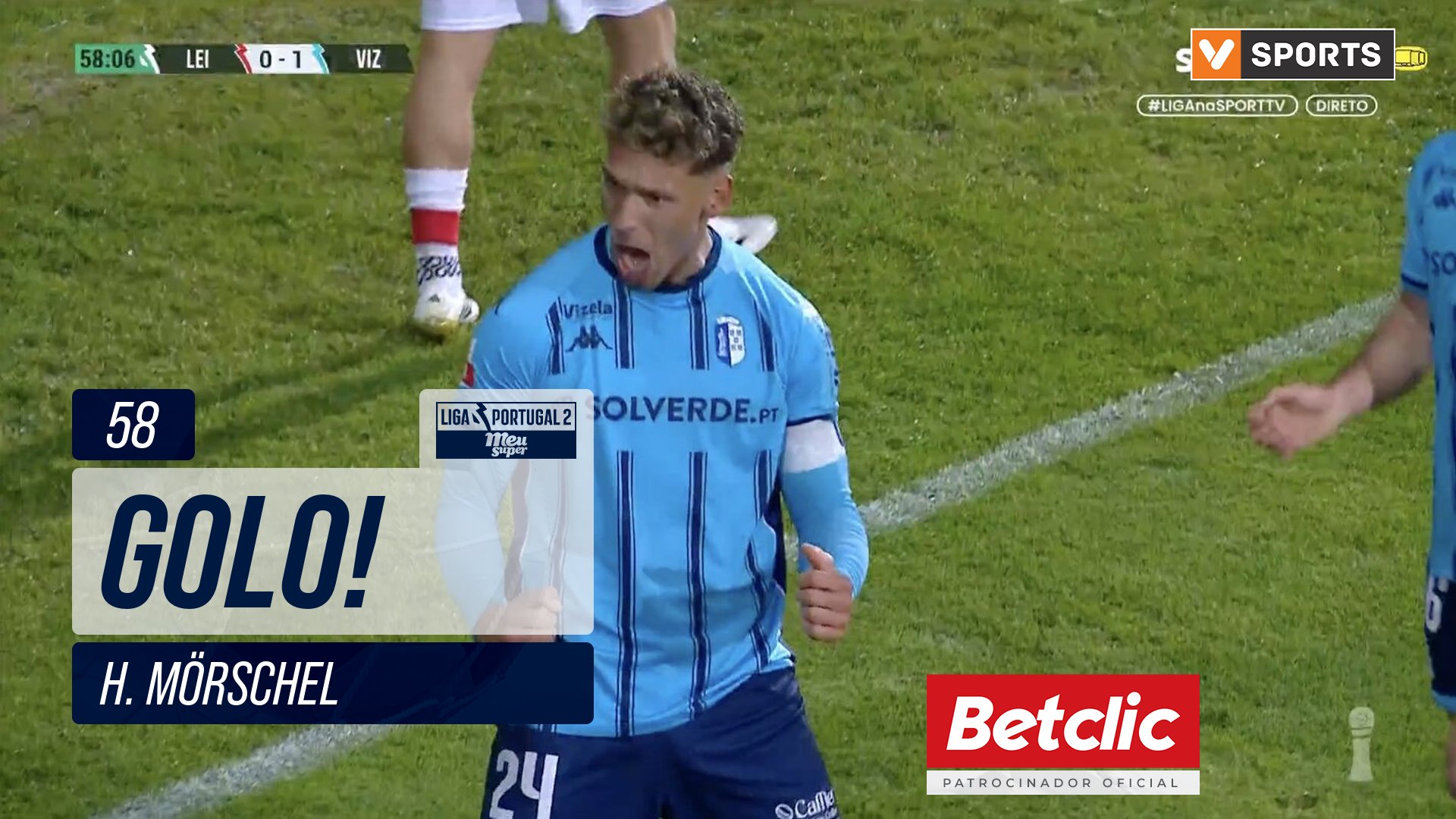 GOLO! Vizela, H. Mörschel aos 58', Leixões 0-1 V...