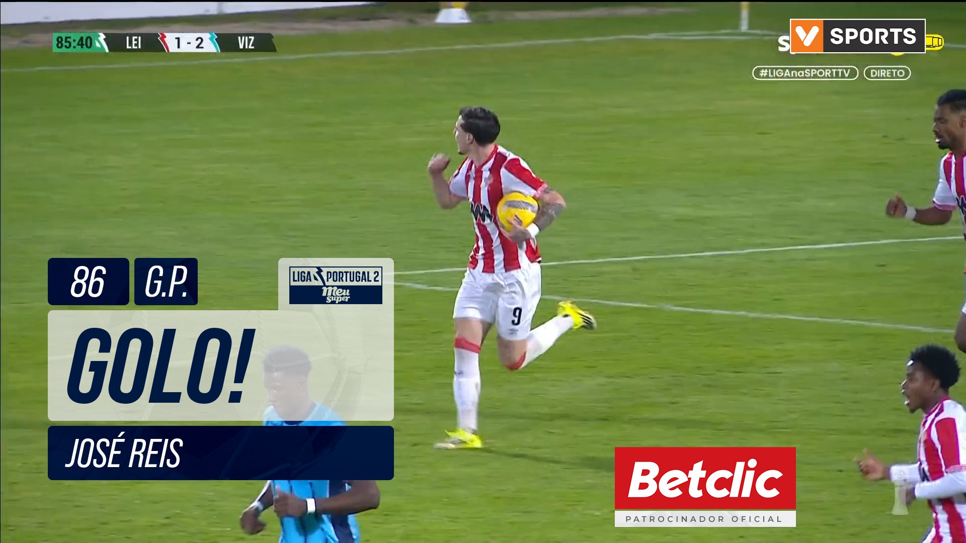 GOLO! Leixões, José Reis aos 86', Leixões 1-2 V...
