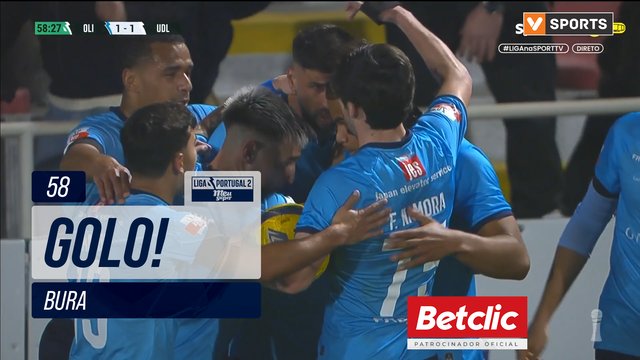 GOLO! Oliveirense, Bura aos 58', Oliveirense 1-1 U. Leiria