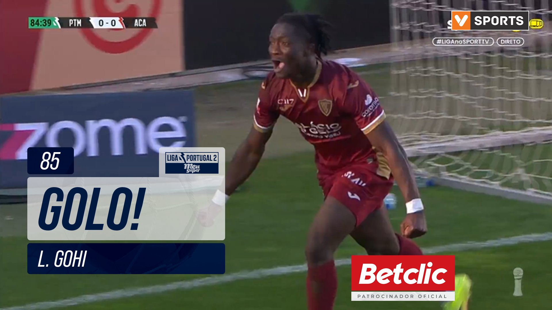 GOLO! Académico, L. Gohi aos 85', Portimonense 0-...
