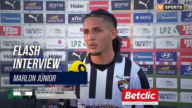 Portimonense, Flash Interview, Marlon Júnior