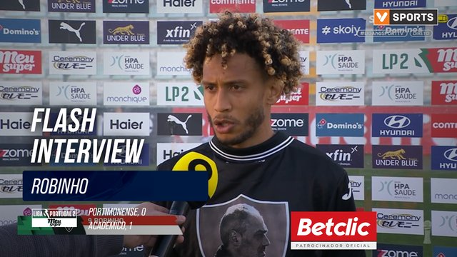 Académico, Flash Interview, Robinho