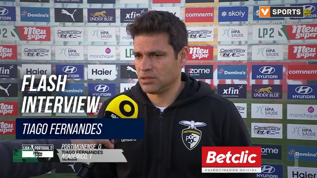 Flash Interview Tiago Fernandes (Portimonense)