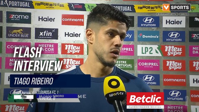 Feirense, Flash Interview, Tiago Ribeiro