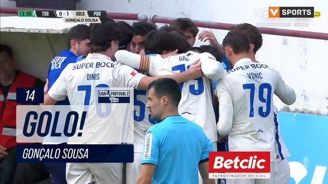 GOLO! FC Porto B, Gonçalo Sousa aos 14', Torreense 0-1 FC Porto B