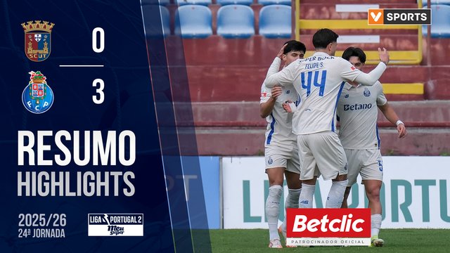 Liga Meu Super (24ª Jornada): Resumo Torreense 0-3 FC Porto B