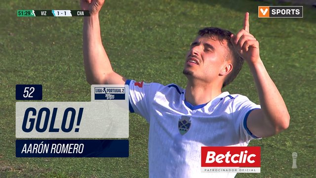 GOLO! Chaves, Aarón Romero aos 52', Vizela 1-1 Chaves