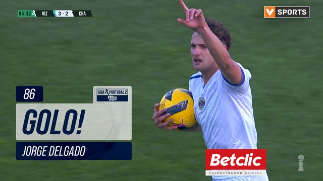 GOLO! Chaves, Jorge Delgado aos 86', Vizela 3-2 Chaves